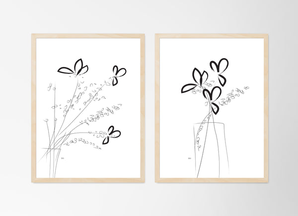 Three flowers