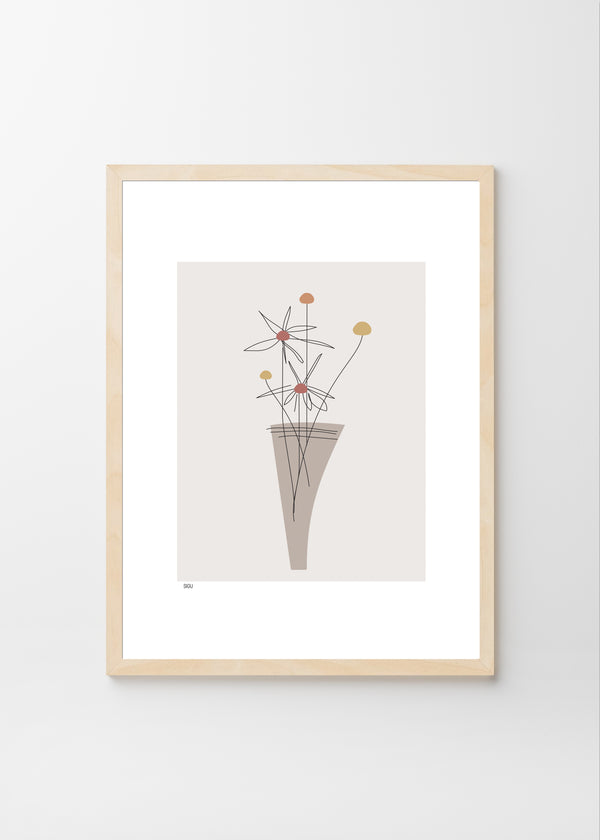 Flower in a vase B